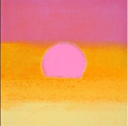 Sunset (unique) (pink/yellow) by Andy Warhol at Revolver Gallery